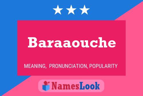 ملصق اسم Baraaouche