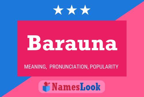 ملصق اسم Barauna