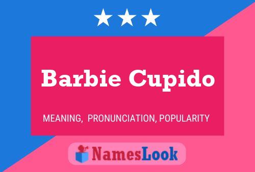 ملصق اسم Barbie Cupido