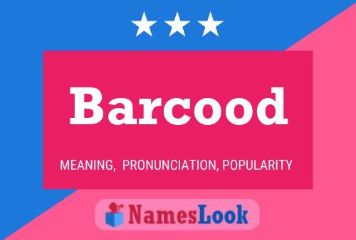 ملصق اسم Barcood