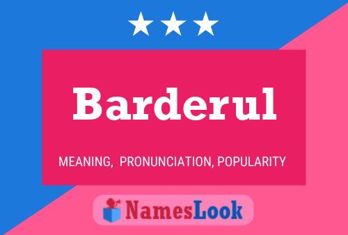 ملصق اسم Barderul