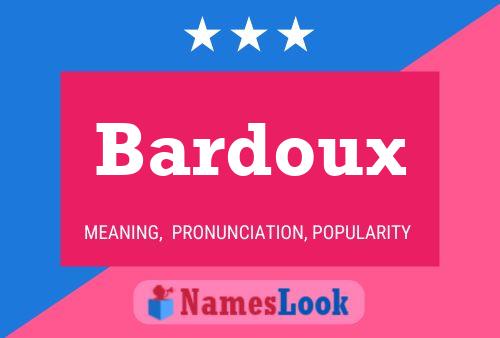 ملصق اسم Bardoux