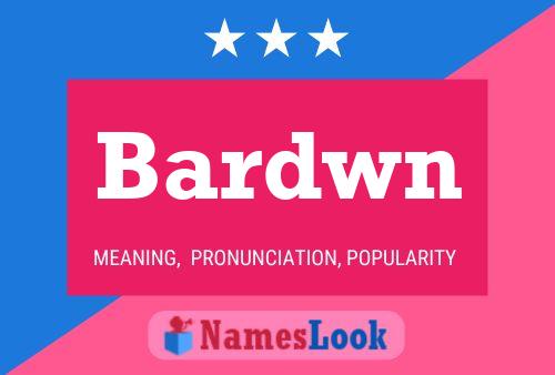 ملصق اسم Bardwn