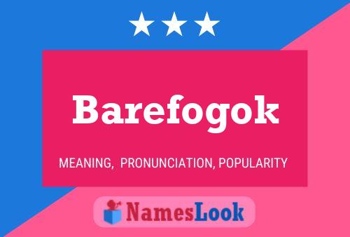 ملصق اسم Barefogok