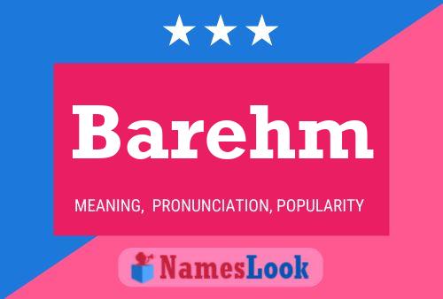 ملصق اسم Barehm