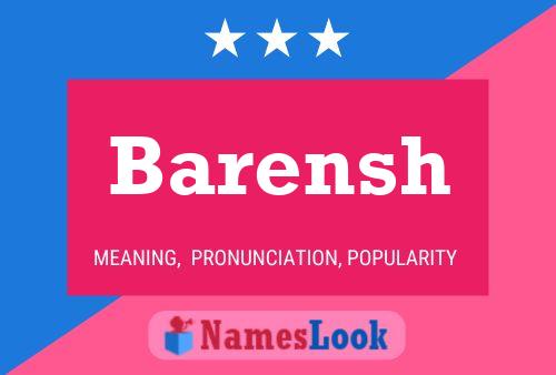 ملصق اسم Barensh