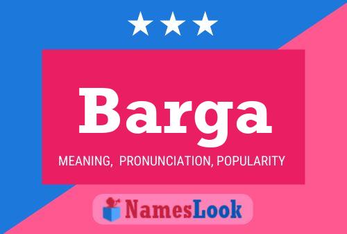 ملصق اسم Barga