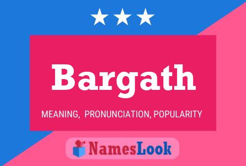 ملصق اسم Bargath