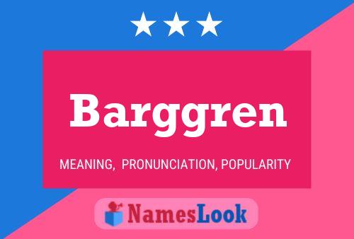 ملصق اسم Barggren