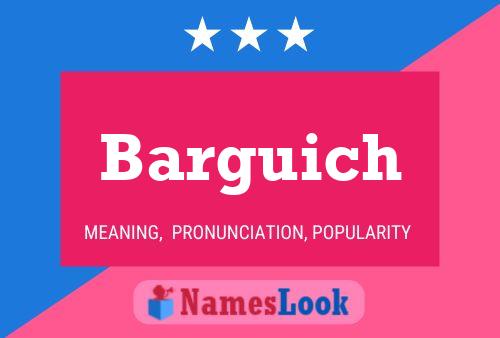 ملصق اسم Barguich