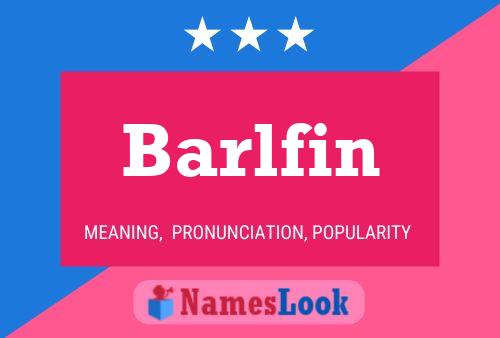 ملصق اسم Barlfin