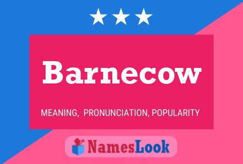 ملصق اسم Barnecow