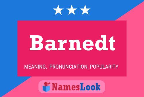 ملصق اسم Barnedt