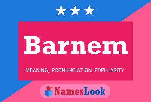 ملصق اسم Barnem