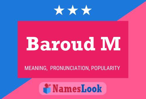 ملصق اسم Baroud M