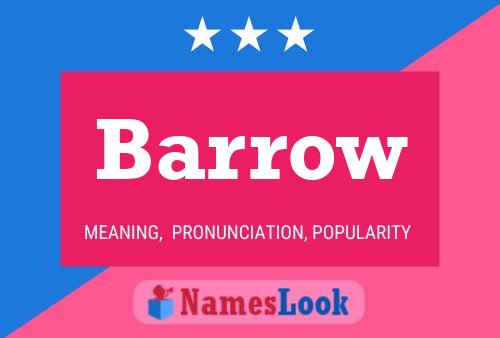 ملصق اسم Barrow