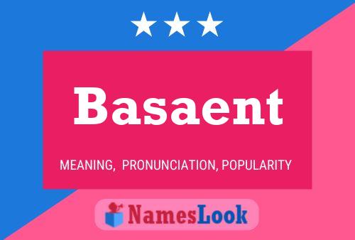 ملصق اسم Basaent