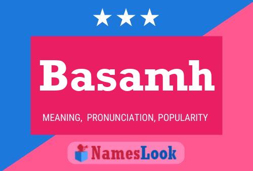 ملصق اسم Basamh