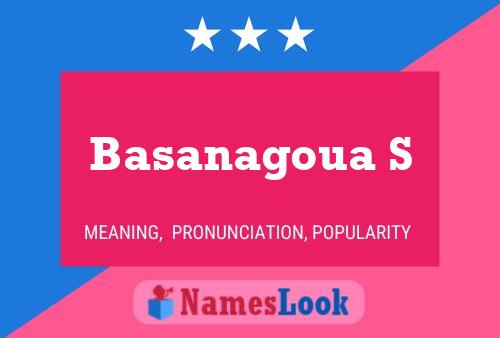 ملصق اسم Basanagoua S