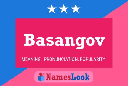 ملصق اسم Basangov