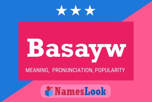 ملصق اسم Basayw