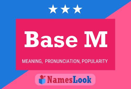 ملصق اسم Base M