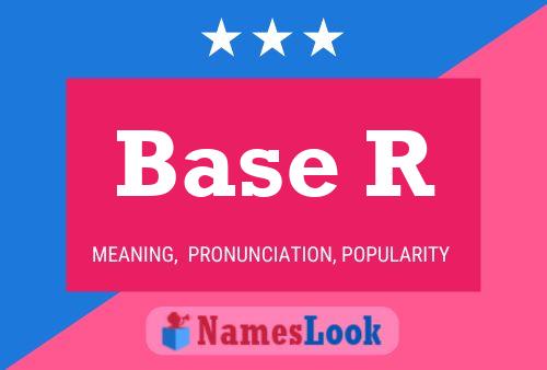 ملصق اسم Base R