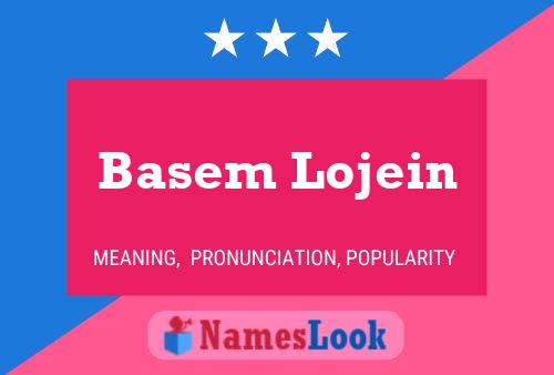 ملصق اسم Basem Lojein