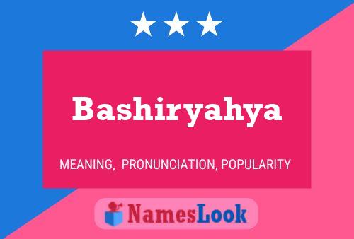 ملصق اسم Bashiryahya