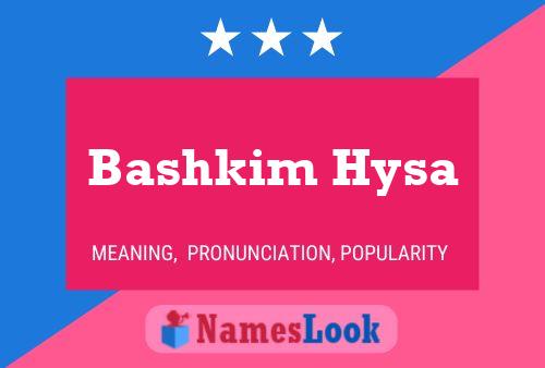 ملصق اسم Bashkim Hysa