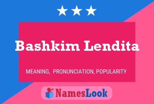 ملصق اسم Bashkim Lendita