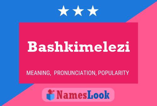 ملصق اسم Bashkimelezi