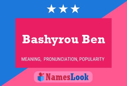 ملصق اسم Bashyrou Ben