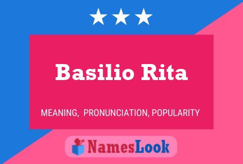 ملصق اسم Basilio Rita