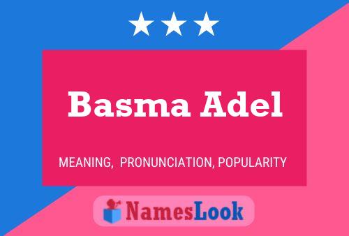 ملصق اسم Basma Adel