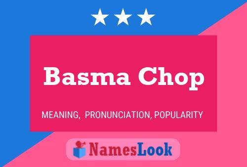 ملصق اسم Basma Chop