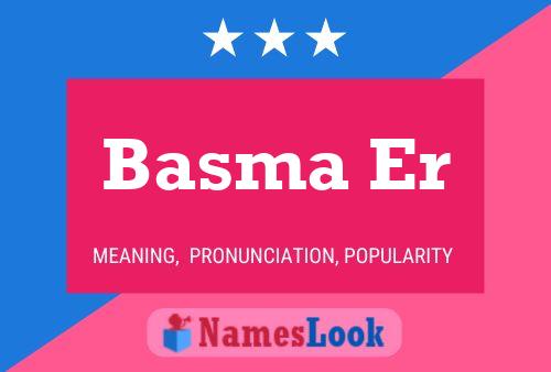 ملصق اسم Basma Er