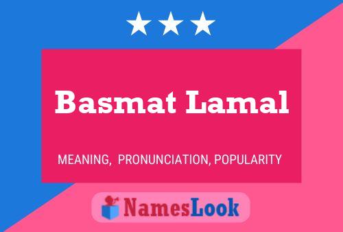 ملصق اسم Basmat Lamal