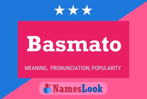 ملصق اسم Basmato