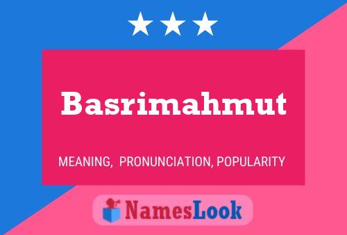 ملصق اسم Basrimahmut