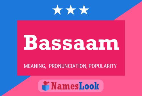 ملصق اسم Bassaam