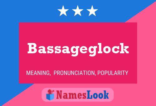 ملصق اسم Bassageglock