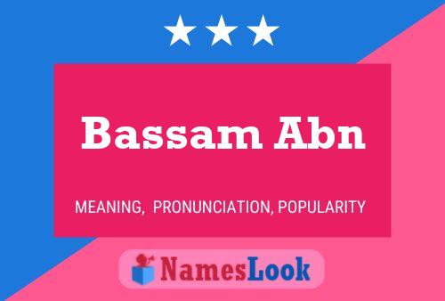 ملصق اسم Bassam Abn