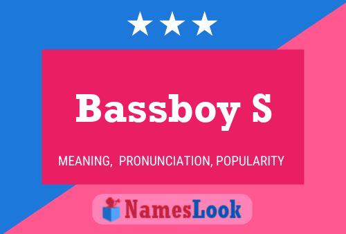 ملصق اسم Bassboy S