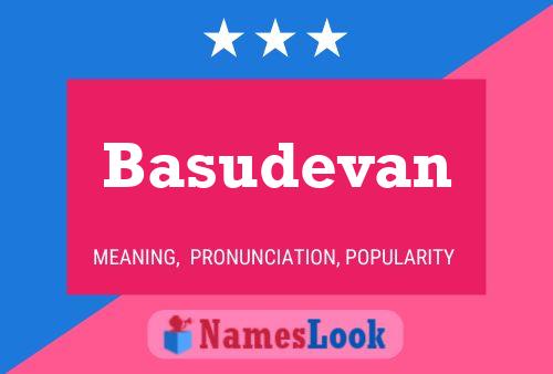 ملصق اسم Basudevan