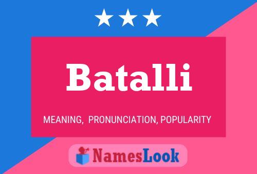 ملصق اسم Batalli