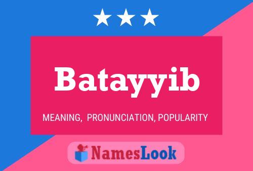 ملصق اسم Batayyib