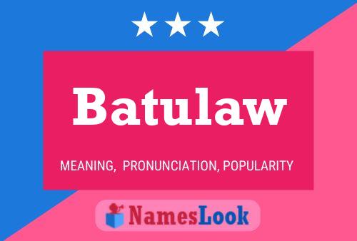 ملصق اسم Batulaw