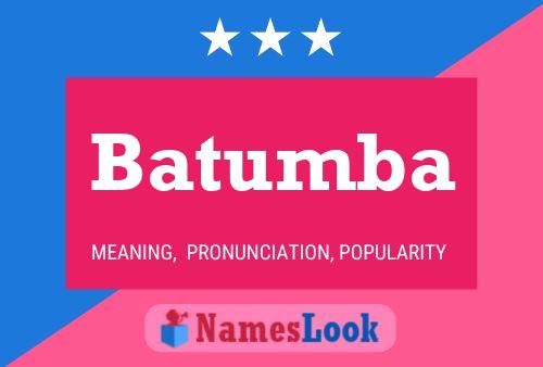 ملصق اسم Batumba