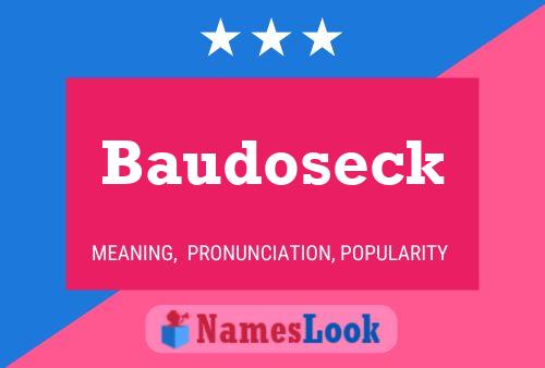 ملصق اسم Baudoseck